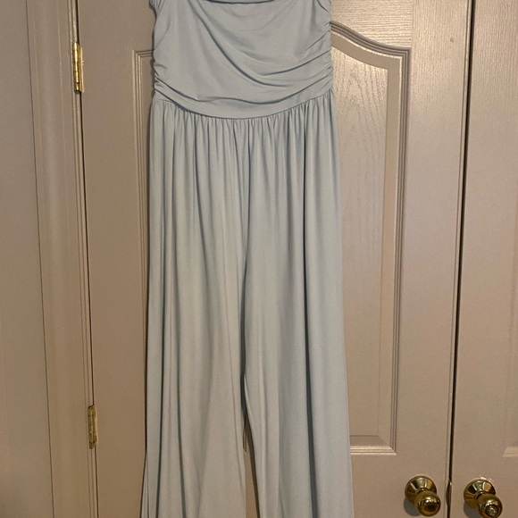 Susana Monaco strapless jumper ice blue size large - Picture 4 of 6